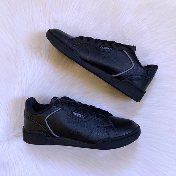 Adidas Roguera Black Leather Sneakers - Picture 2 of 7